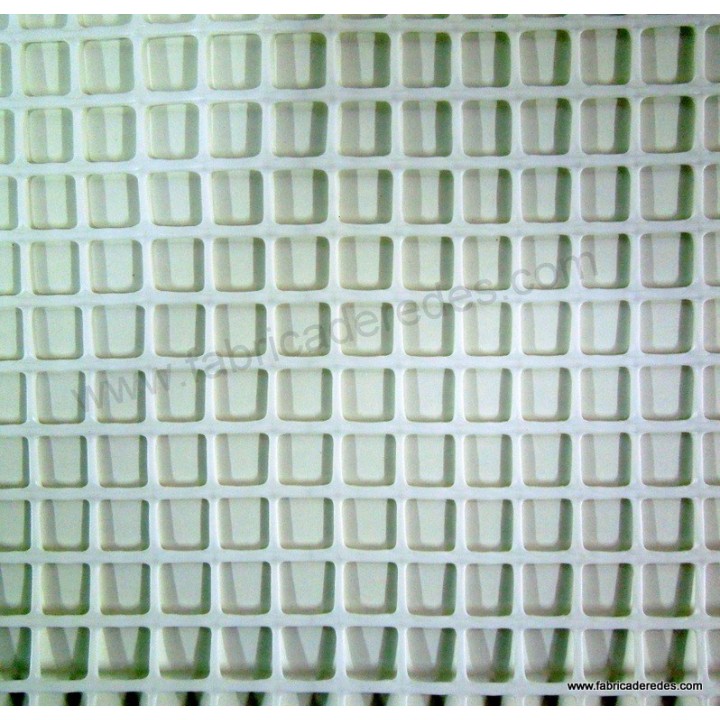 Malla cuadrada blanca 1,8cm x 1,8cm 620 gramos