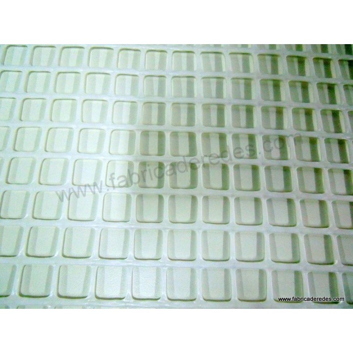 Malla cuadrada blanca 1,8cm x 1,8cm 620 gramos