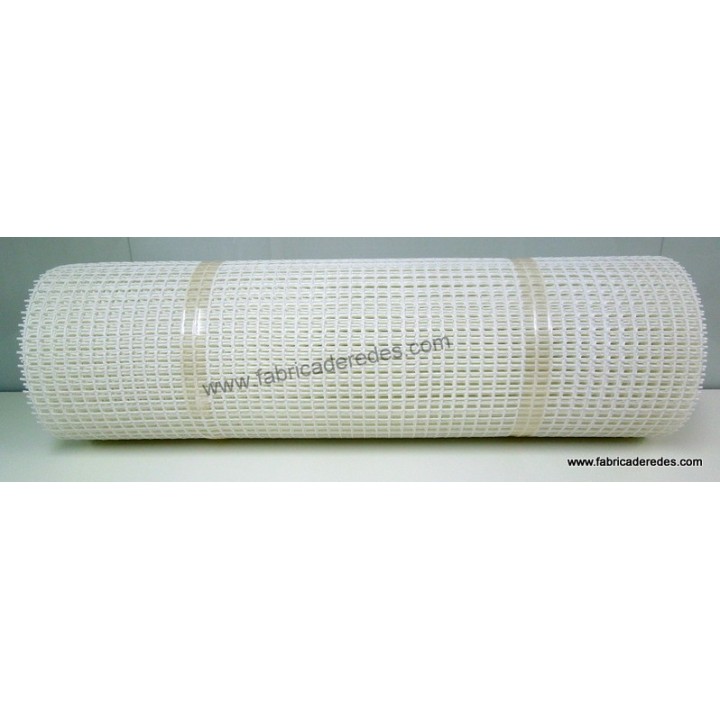 Malla cuadrada blanca 1,8cm x 1,8cm 620 gramos