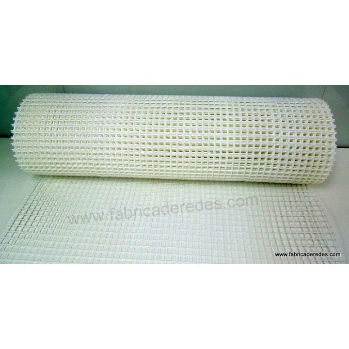 Malla cuadrada blanca 1,8cm x 1,8cm 620 gramos