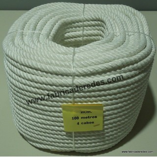 Nylon rope with 4 high tenacity ends from 6mm to 60mm