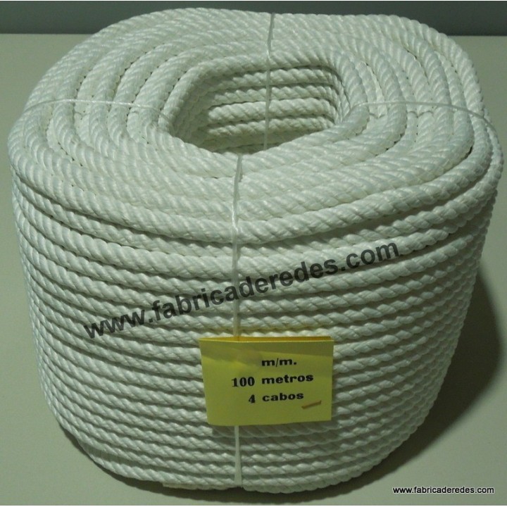 Nylon rope with 4 high tenacity ends from 6mm to 60mm