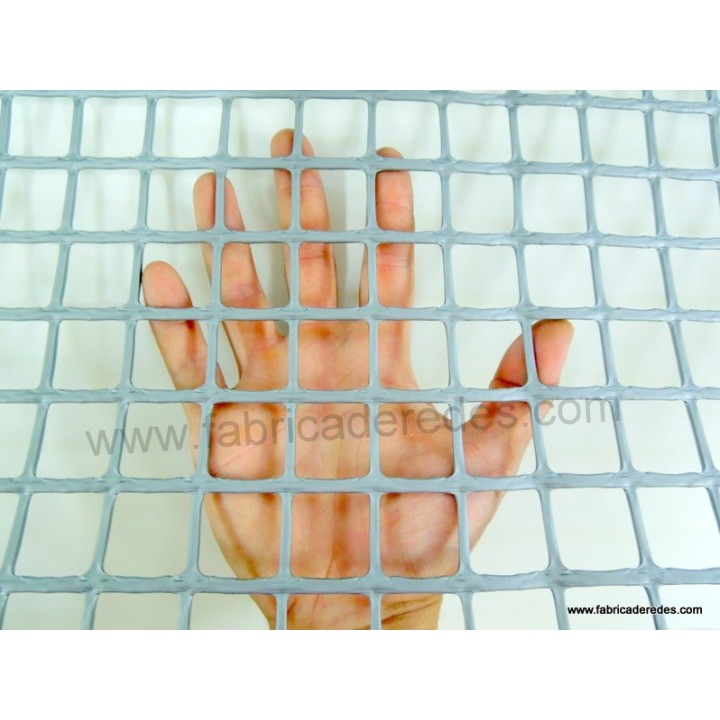 Malla cuadrada GRIS 2,5cm x 2,5cm 560 gramos