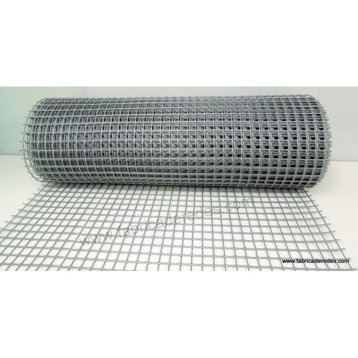 Malla cuadrada GRIS 2,5cm x 2,5cm 560 gramos