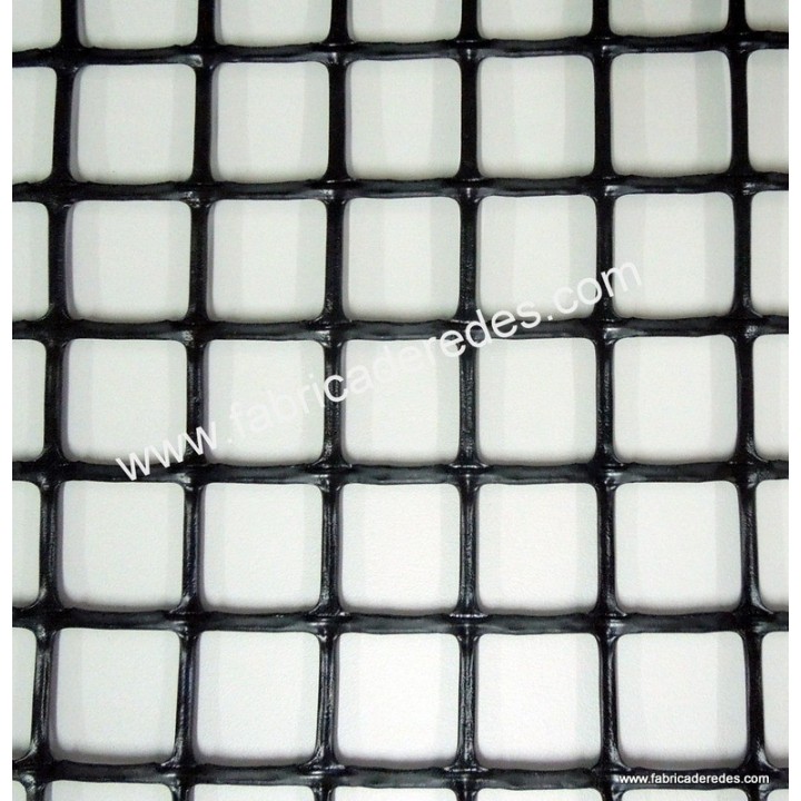 Malla cuadrada NEGRA 3CM X 3CM 450 GRAMOS