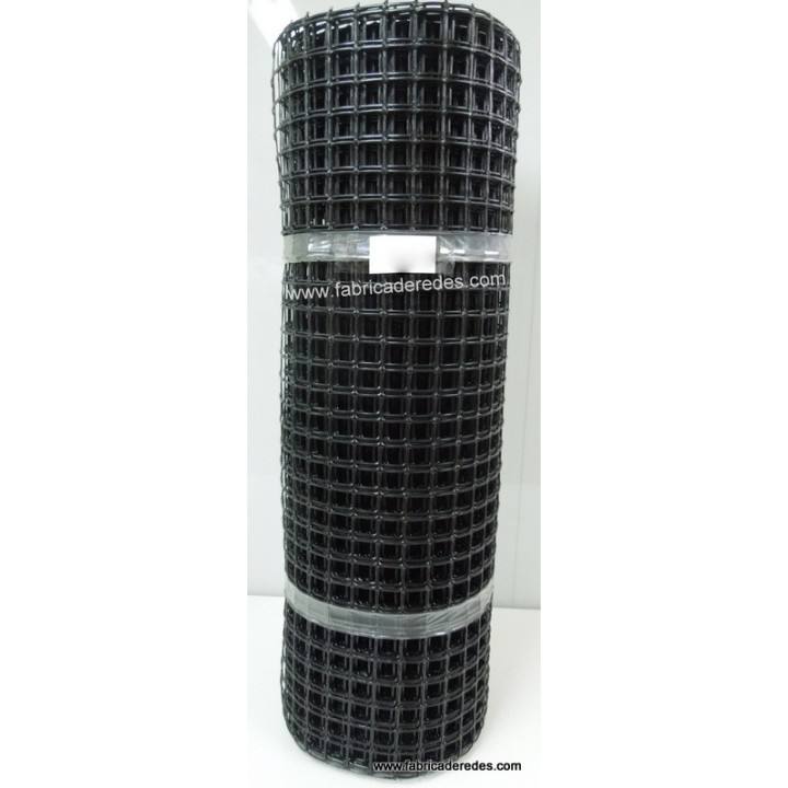 Malla cuadrada NEGRA 3CM X 3CM 450 GRAMOS