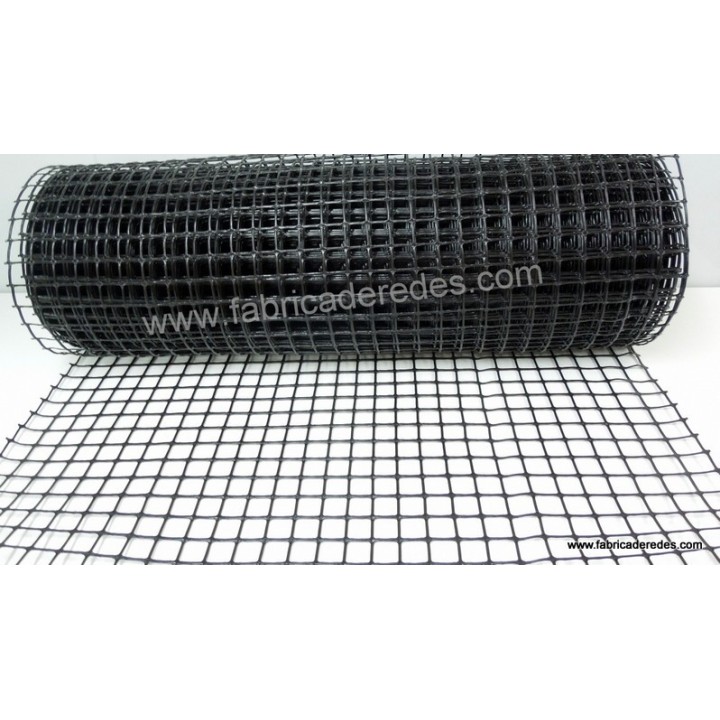 Malla cuadrada NEGRA 3CM X 3CM 450 GRAMOS