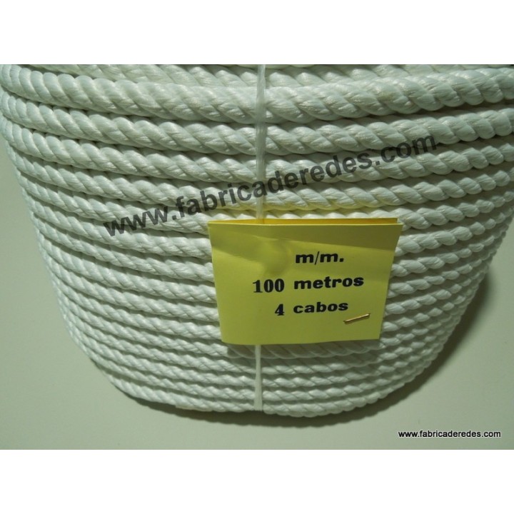 Nylon rope with 4 high tenacity ends from 6mm to 60mm