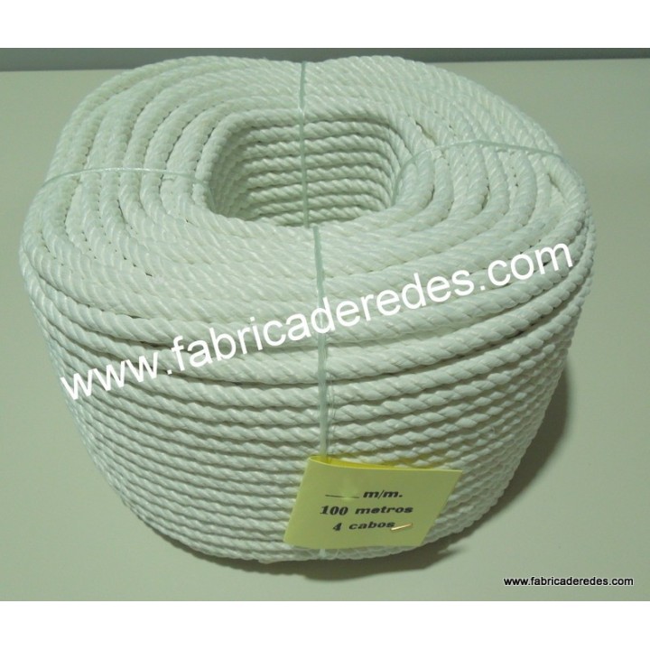Nylon rope with 4 high tenacity ends from 6mm to 60mm