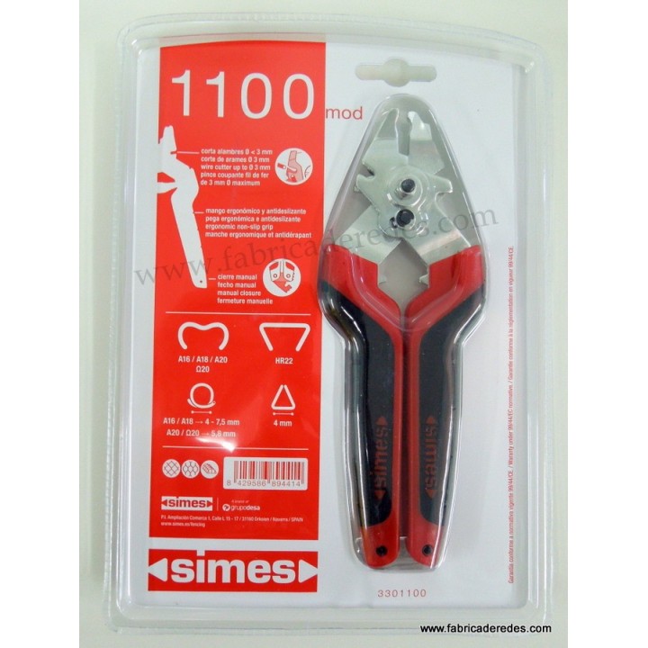 Grapadora cercados mod 1100 A16 / A18 / A20 / Ω20 / HR22.