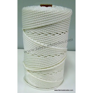 Cuerda poliester 6mm x 200mts Blanco
