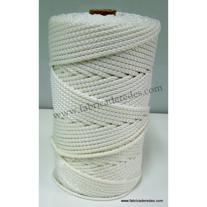 Cuerda poliester 6mm x 200mts Blanco