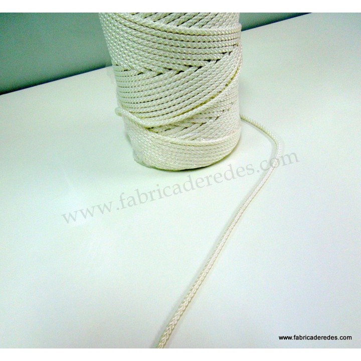 Cuerda poliester 6mm x 200mts Blanco