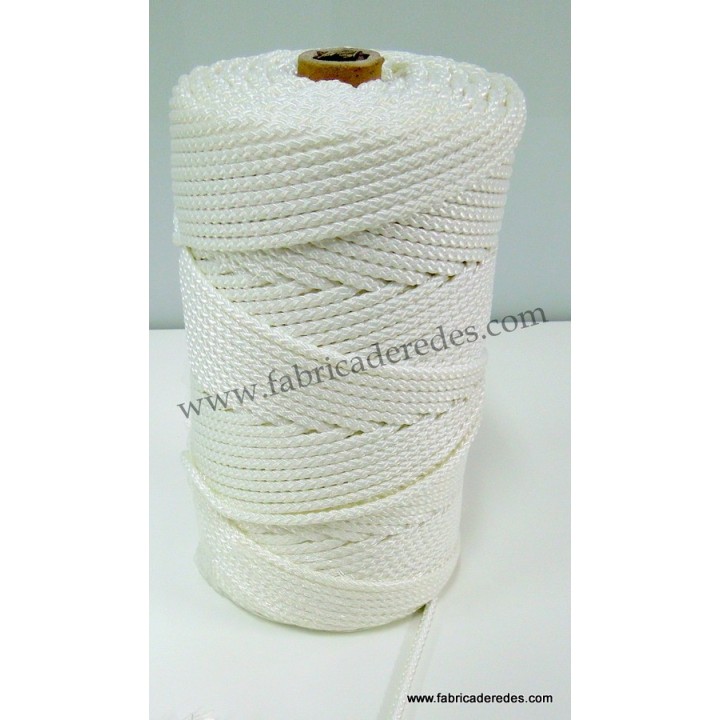 Cuerda poliester 6mm x 200mts Blanco