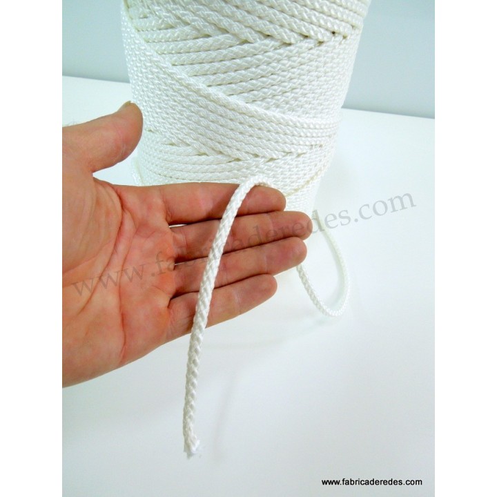 Cuerda poliester 6mm x 200mts Blanco