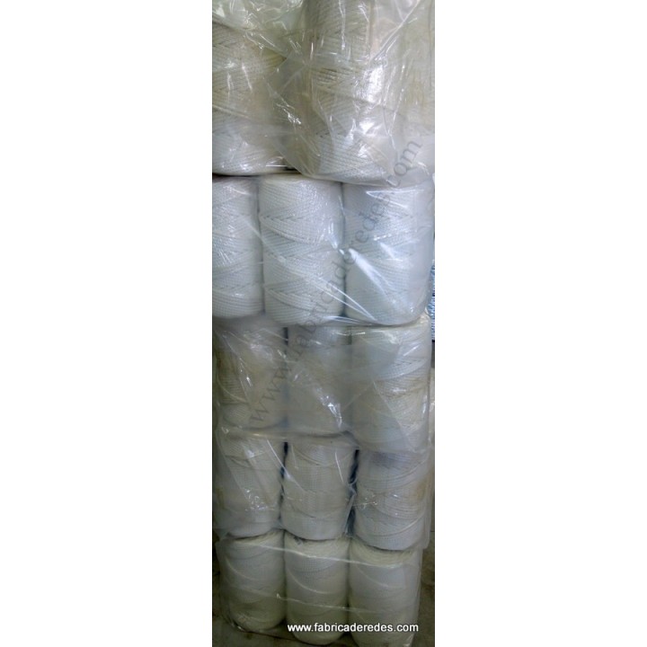 Cuerda poliester 6mm x 200mts Blanco