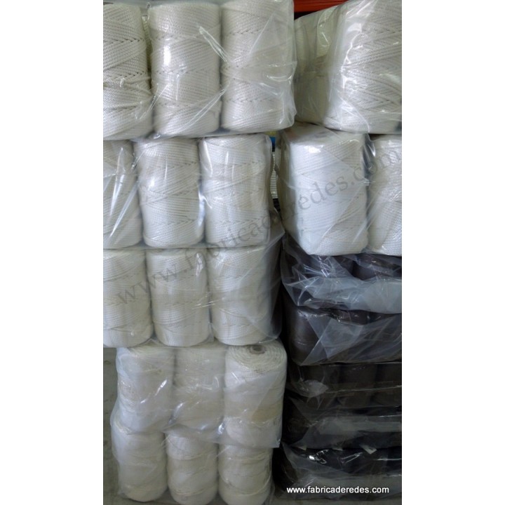 Cuerda poliester 6mm x 200mts Blanco