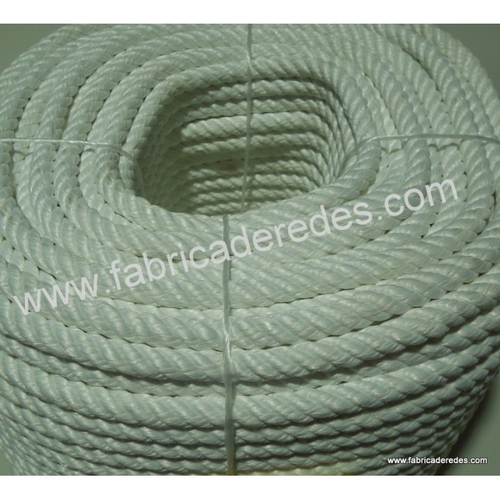 Cuerda de nylon a 4 cabos de alta tenacidad desde 6mm hasta 60mm