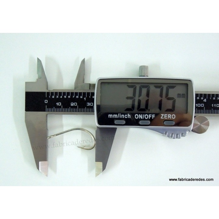 ANZUELO TORCIDO ANILLA 1/0