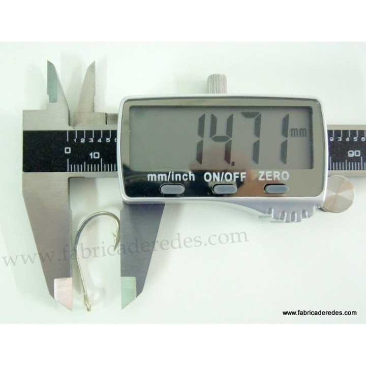 ANZUELO TORCIDO ANILLA 1/0