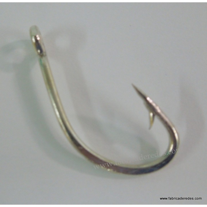 Anzuelo torcido anilla 5/0 Reforzado