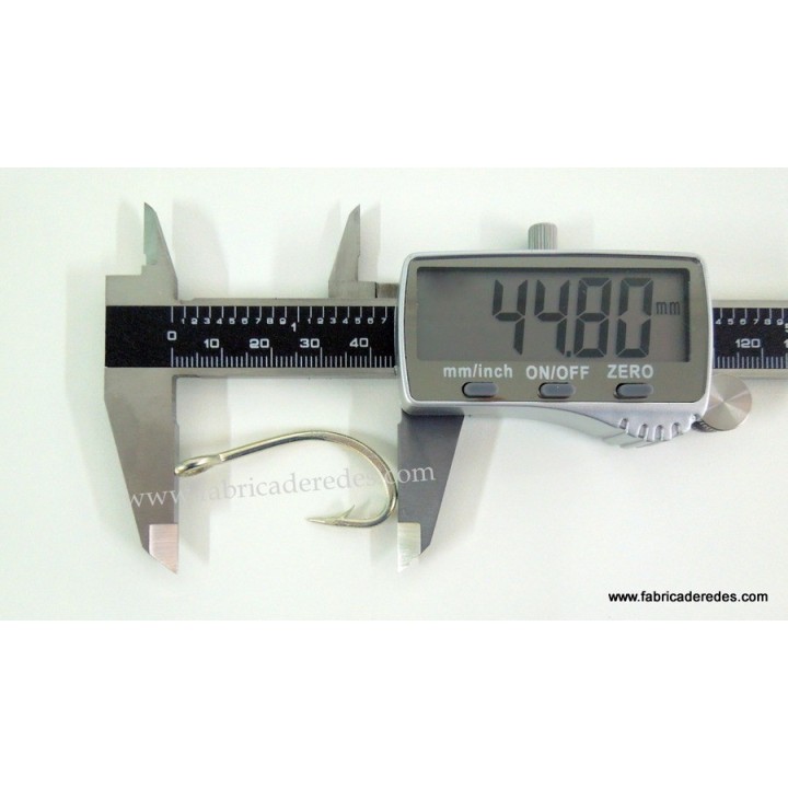 Anzuelo 5/0 Reforzado anilla torcido