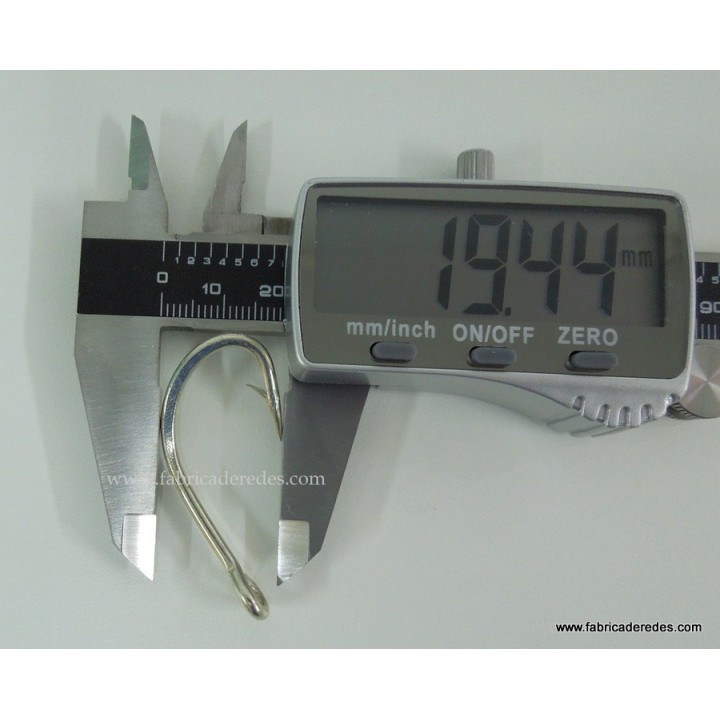 Anzuelo 5/0 Reforzado anilla torcido