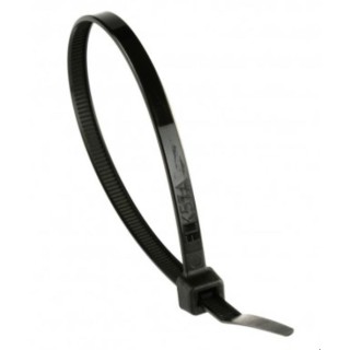 Brida nylon 6.6 dentada Negra