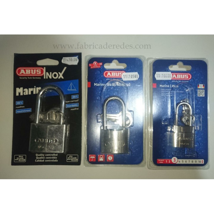 Candados arco largo inox