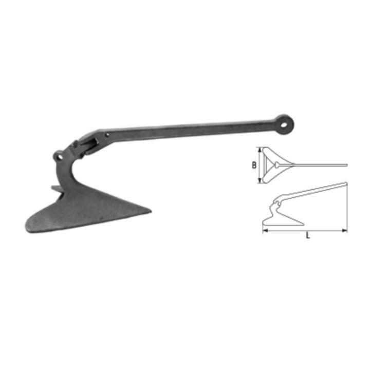 Ancla arado Galvanizada