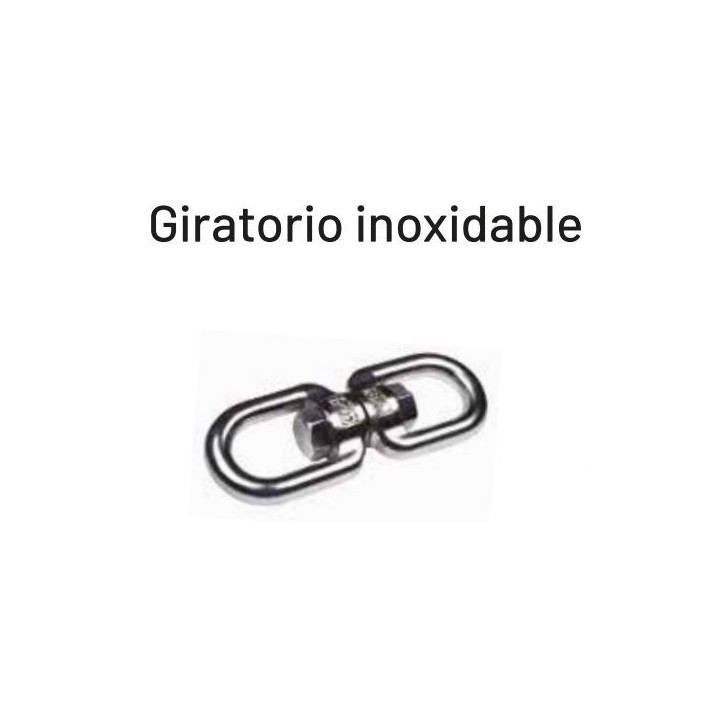 Giratorio doble ojo inoxidable