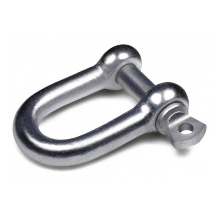 Grillete recto con punzón inoxidable