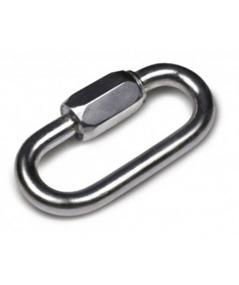 Stainless carabiner with AISI 316 lock