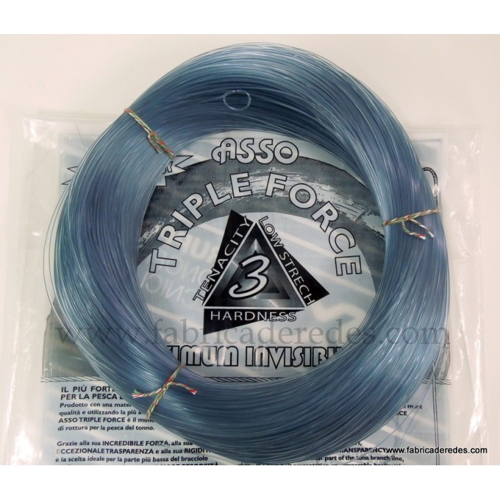 Madeja asso triple forza 156mm x 1000 metros