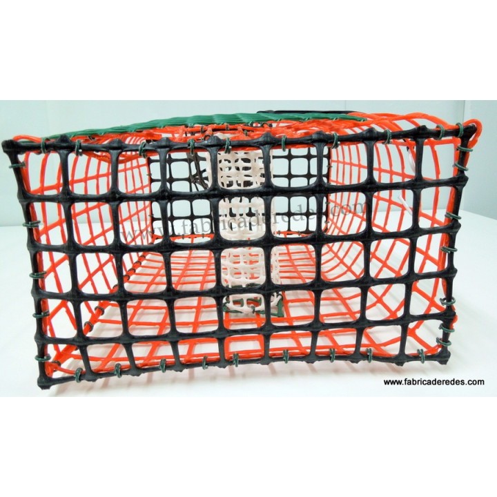 Nasa de pulpo NARANJA y NEGRA