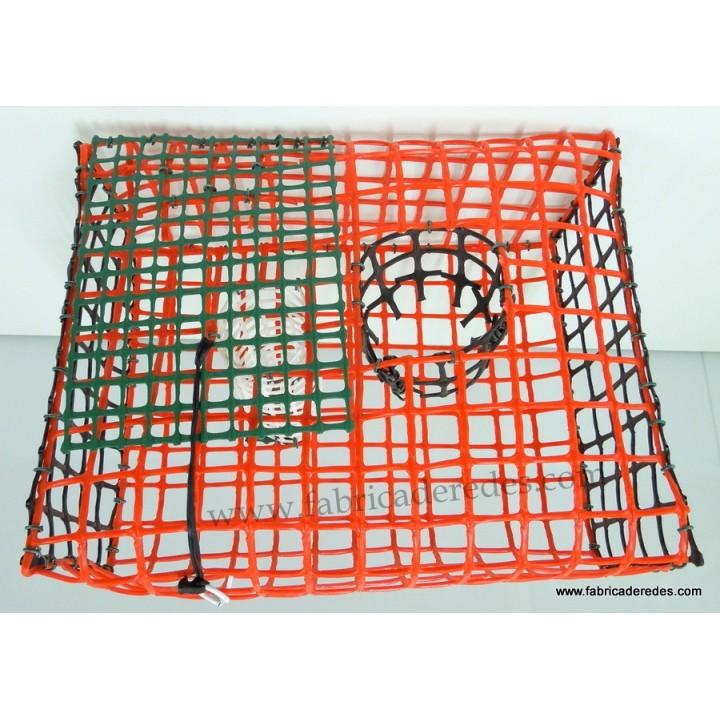 Nasa de pulpo NARANJA y NEGRA