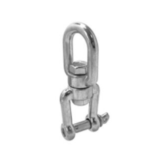 Sacavueltas con grillete y ojo inox AISI 316