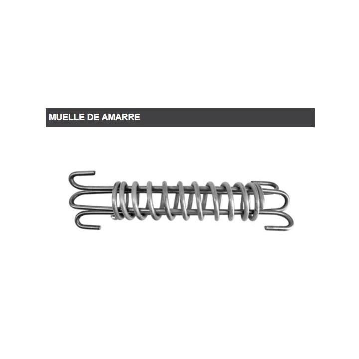 Muelle de amarre inoxidable 316 AISI