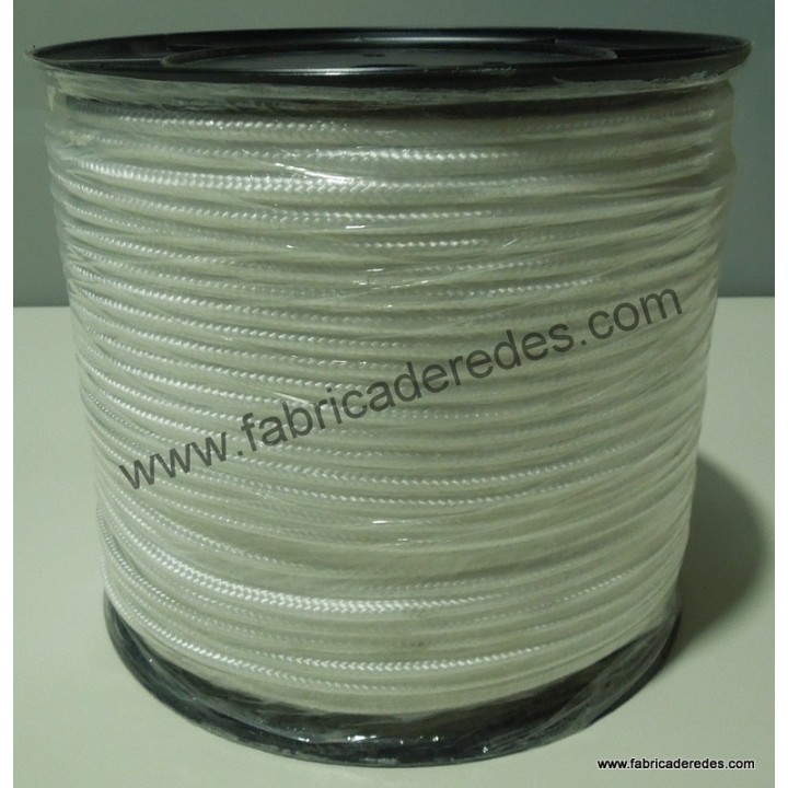 Corda in polipropilene da 7 mm rotoli da 200 e 500 metri colore bianco