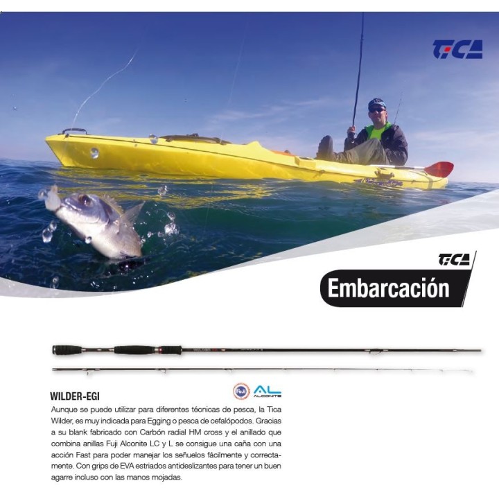 Caña WILDER-EGI 2,50 MTS TICA