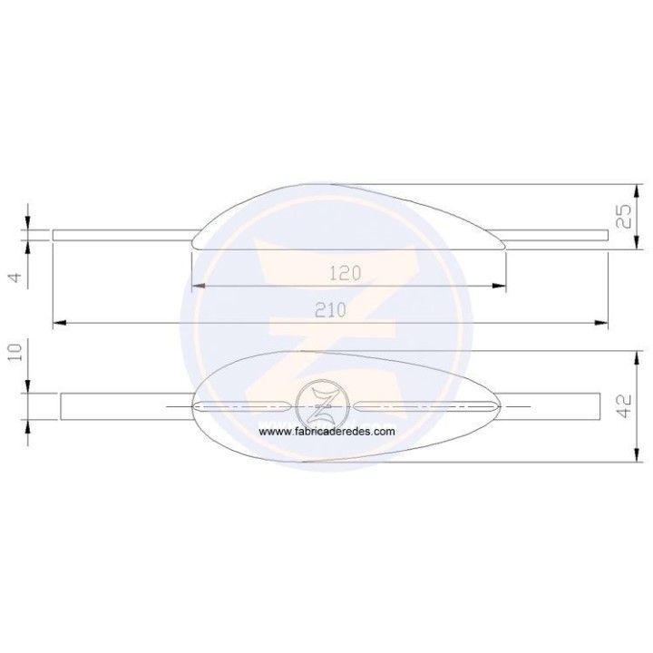 Ánodo tipo pez Zinc 500 gramos