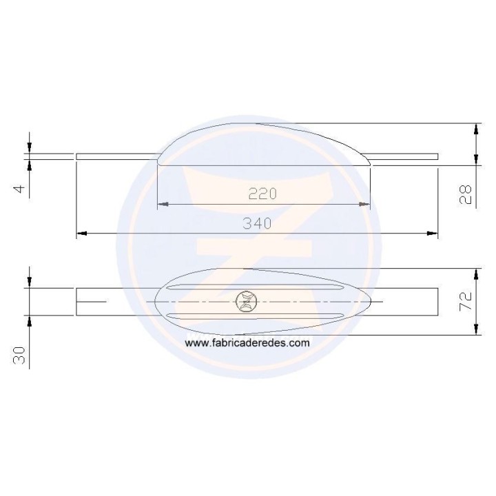 Ánodo tipo pez zinc 2 kg