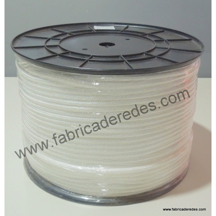 Corda intrecciata in polipropilene 8mm x 200 e 500 metri bianca