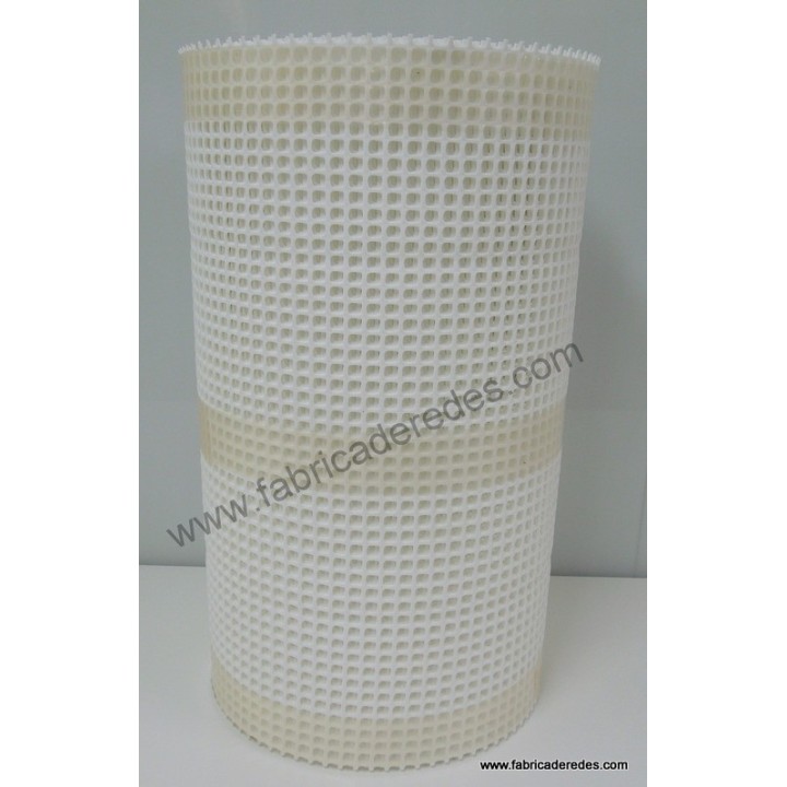 Malla cuadrada Blanca 8mm x 8mm 400 gramos