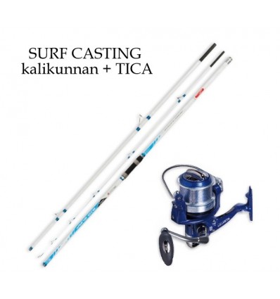 Combo CAÑA BIG SURF 4,20 Mts  y CARRETE SCEPTER 5000 GF (SURF CASTING)