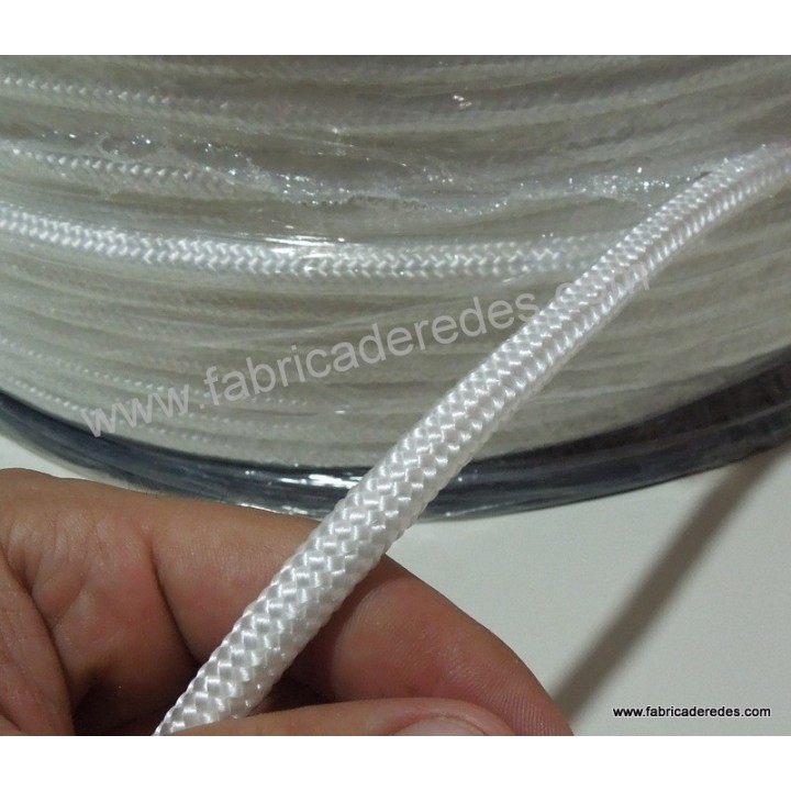 Corda intrecciata in polipropilene 8mm x 200 e 500 metri bianca