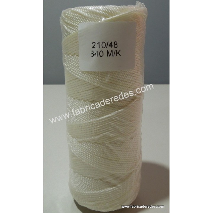 Hilo nylon 210/48 (750) blanco