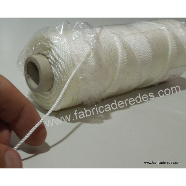 Fil nylon 210/48 tordu blanc bras réseaux