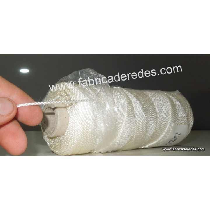 Fil nylon 210/48 tordu blanc bras réseaux