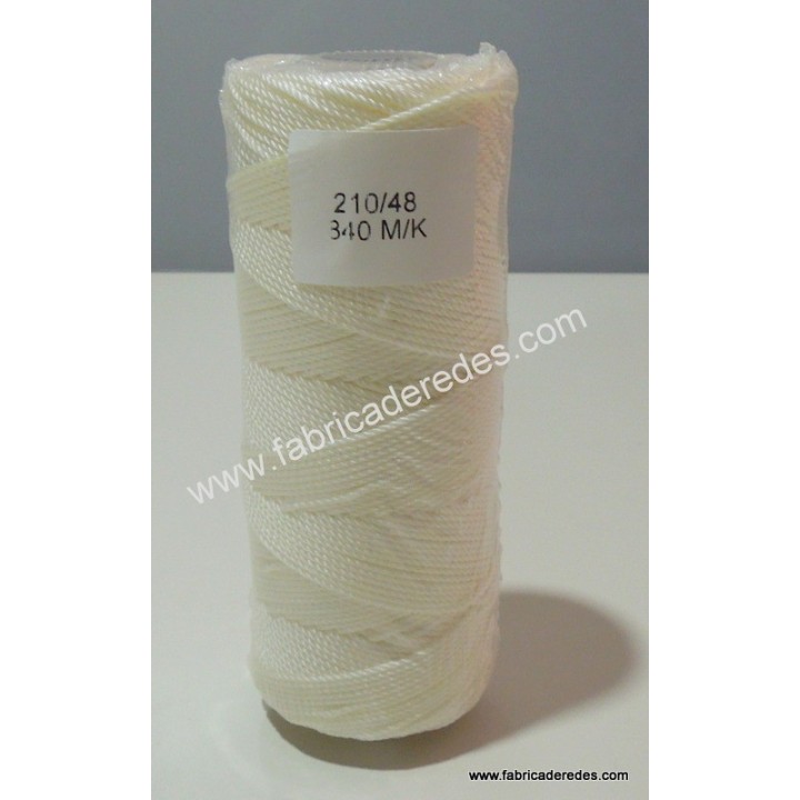 Hilo nylon 210/48 (750) blanco